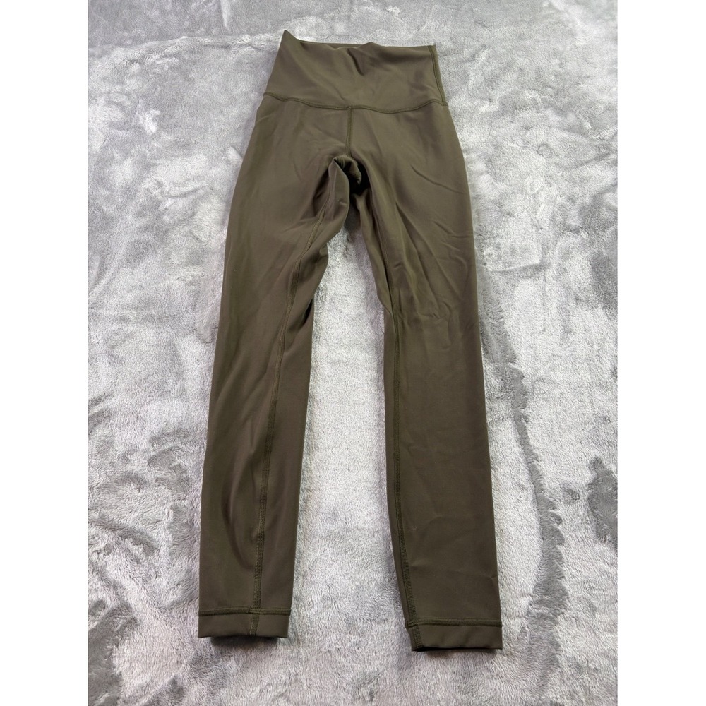Lululemon Leggings Wunder Train High-Rise Tight Womens Size 2 Green Body